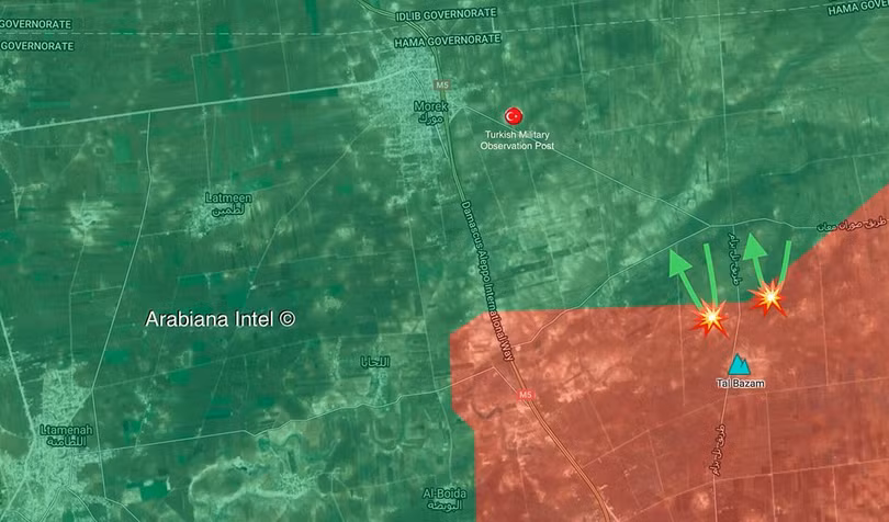 Nhóm Hồi giáo cực đoan FSA Jaish al-Izza tiến công quân đội Syria trên vùng nông thôn miền bắc Hama