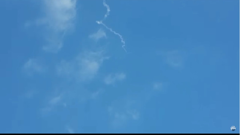 Hệ thống phòng không Patriot Israel bắn drone. Ảnh video