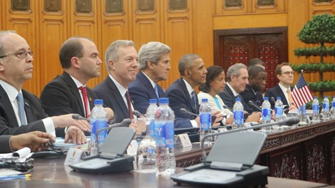 Ông Obama chào xã giao Tổng Bí thư Nguyễn Phú Trọng, hội kiến Thủ tướng Nguyễn Xuân Phúc ảnh 2