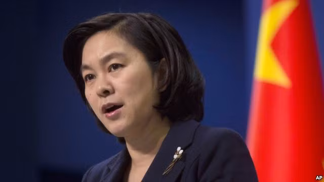 Người phát ngôn Bộ Ngoại giao Trung Quốc Hoa Xuân Doanh.