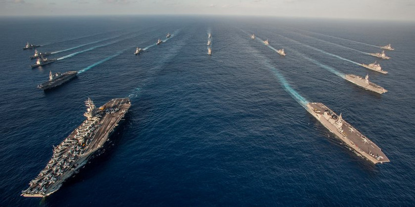 Cụm tác chiến tàu sân bay Mỹ thường trực tại châu Á-Thái Bình Dương