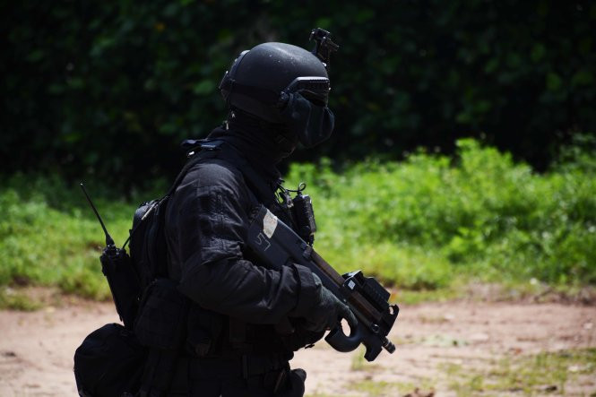 Lực lượng đặc nhiệm ADMM+ được trang bị rất hiện đại