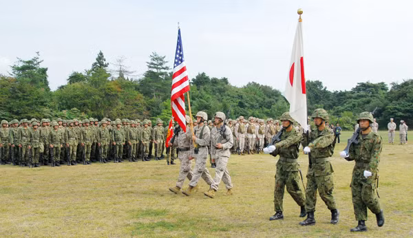 Quân đội Mỹ và Nhật Bản thường xuyên tập trận chung