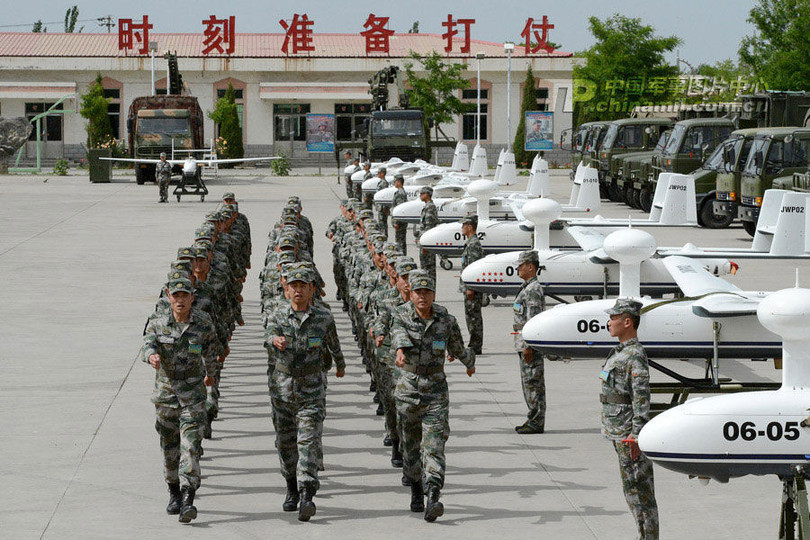 Các drones trong trường huấn luyện bay UAV Trung Quốc