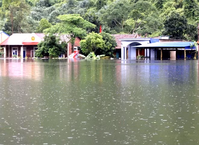 Nước dâng cao, xã đảo ở Hải Phòng biến thành biển hồ