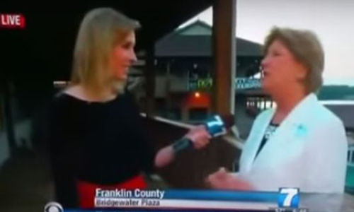 Alison Parker, trái, bị bắn chết khi đang phỏng vấn trên chương trình trực tiếp. Ảnh:WDBJ