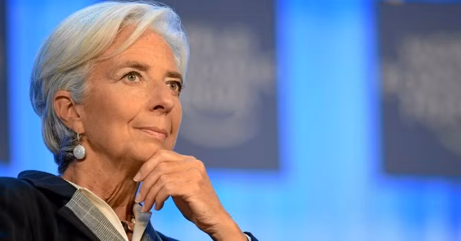 Giám đốc điều hành IMF – bà Christine Lagarde. Ảnh: Bloomberg
