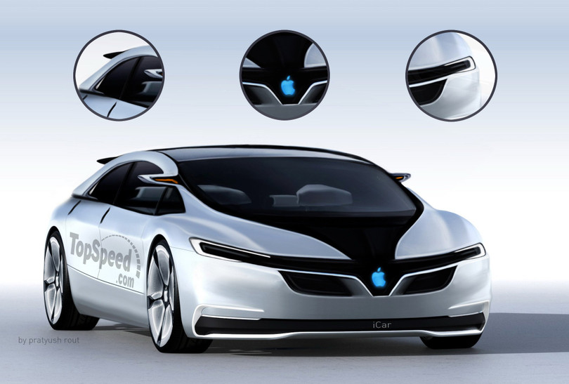 Ảnh dựng về mẫu xe tự hành dự kiến ra mắt vào năm 2021 của Apple. Ảnh: TopSpeed Ảnh dựng về mẫu xe tự hành dự kiến ra mắt vào năm 2021 của Apple. Ảnh: TopSpeed