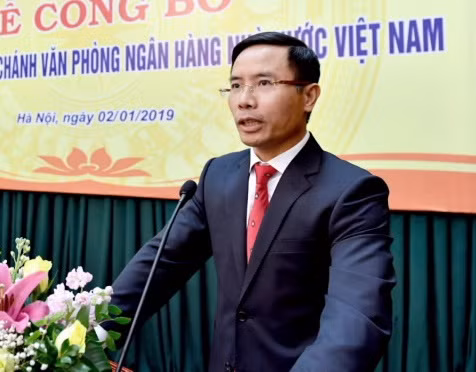 Ông Phạm Đức Ấn trong quãng thời gian công tác tại NHNN (Nguồn: SBV)