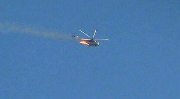 Trực thăng quân đội Syria gặp tai nạn trên cao nguyên Golan - ảnh South Front