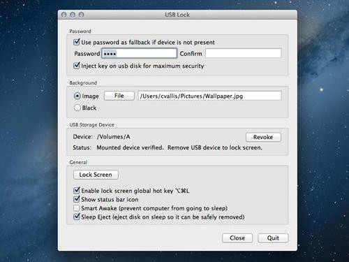 USB Lock thay thế thao tác nhập khẩu khi đăng nhập bằng cách cắm thiết bị USB vào máy tính.
