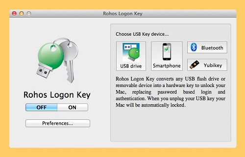 Rohos Logon Key có cả phiên bản cho Windows và Mac.