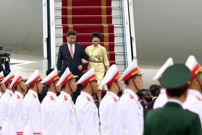 Ông Tập Cận Bình phát biểu gì khi tới sân bay Nội Bài? ảnh 6