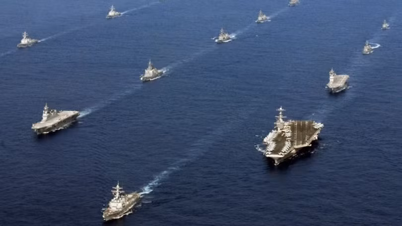 Tàu sân bay Mỹ dẫn đầu cuộc tập trận quốc tế RIMPAC 2014 tại Hawaii.