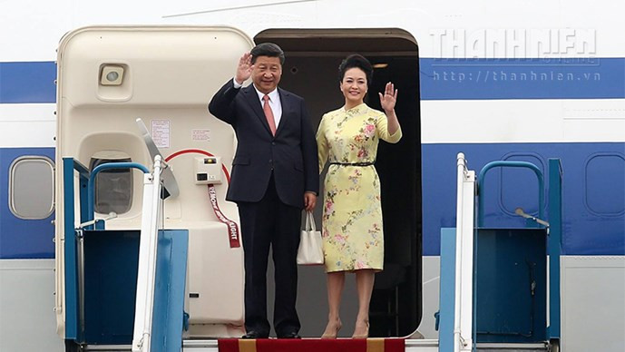 Ông Tập Cận Bình phát biểu gì khi tới sân bay Nội Bài? ảnh 4