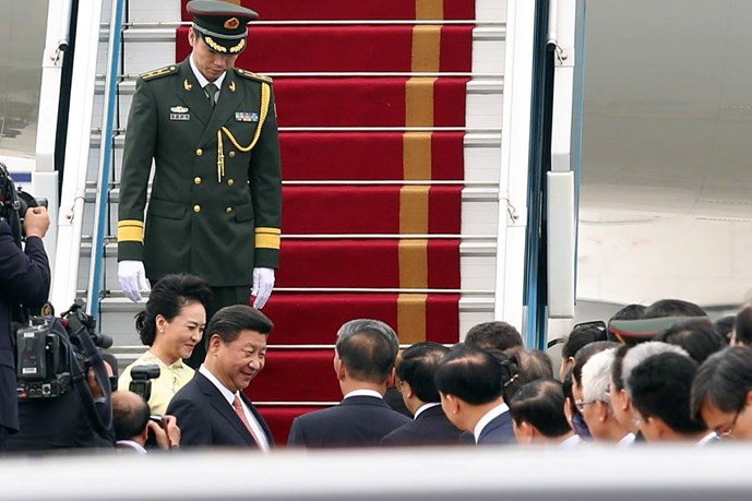 Ông Tập Cận Bình phát biểu gì khi tới sân bay Nội Bài? ảnh 9