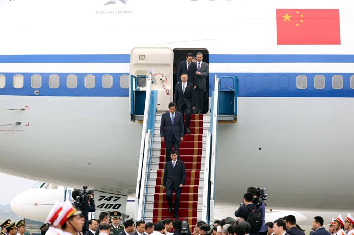 Ông Tập Cận Bình phát biểu gì khi tới sân bay Nội Bài? ảnh 11