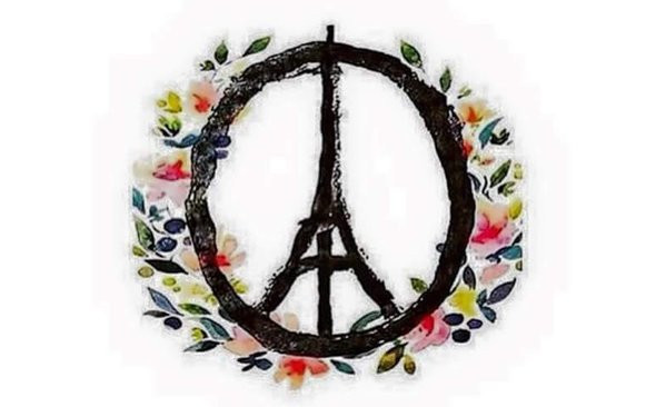 Sau vụ tấn công khủng bố tại Paris, khách sạn Radisson Blu đã bày tỏ lòng thương tiếc với hình ảnh này trên mạng xã hội Twitter - Ảnh: Twitter của khách sạn Radisson Blu