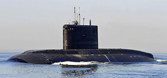 Tàu ngầm điện-diesel Novorossyisk lên đường đi Biển Đen Tàu ngầm điện-diesel Novorossyisk lên đường đi Biển Đen