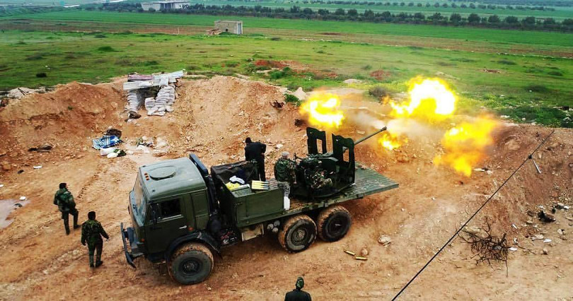 Quân đội Syria trên chiến trường miền bắc tỉnh Hama