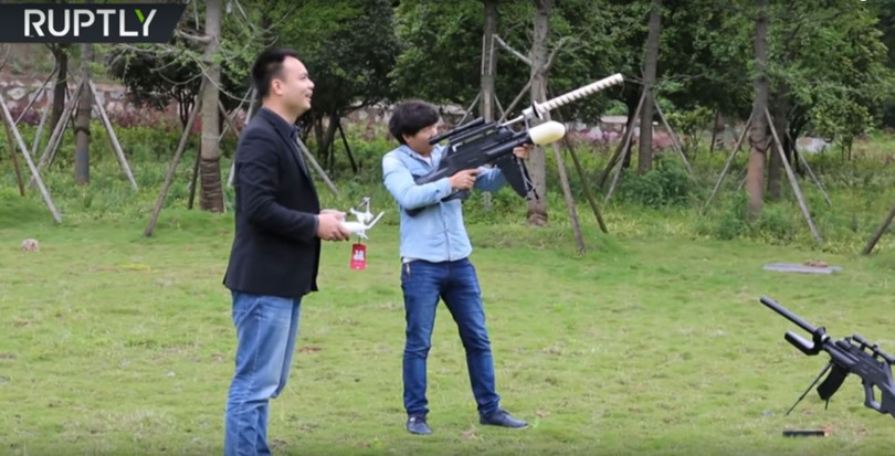 Thử nghiệm bắn hạ drone ở Trung Quốc