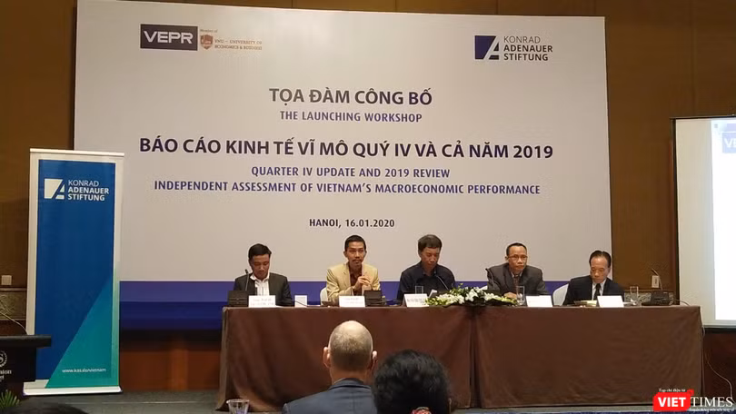 Toàn cảnh buổi tọa đàm "Công bố Báo cáo Kinh tế Vĩ mô Quý IV và cả năm 2019" của VEPR