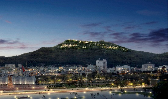 Phối cảnh dự án Khu du lịch sinh thái núi Bà Hỏa (Ảnh: binhdinhinvest.gov.vn)