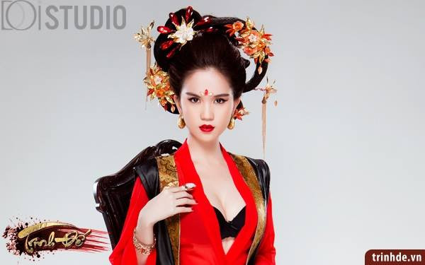 hình ảnh của Ngọc Trinh trong Trinh Đế