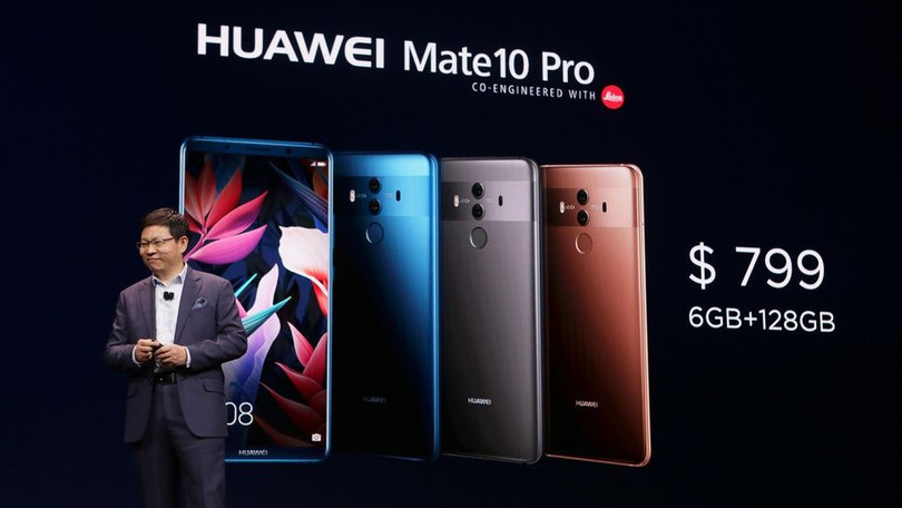 Thỏa thuận phân phối Mate 10 Pro giữa AT&T và Huawei đổ bể do sự can thiệp của chính phủ Mỹ. Ảnh: CNET