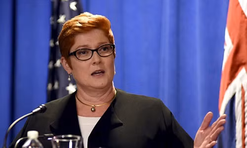 Bộ trưởng Quốc phòng Australia Marise Payne. Ảnh: Reuters