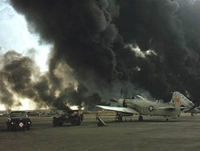 Đòn tấn công của đặc công biệt động vào sân bay Tân Sơn Nhất.