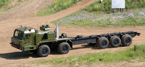 Mẫu chế thử khung gầm BAZ-БАЗ-69096 (fotki.yandex.ru)