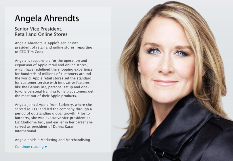 Kết quả hình ảnh cho Angela Ahrendts
