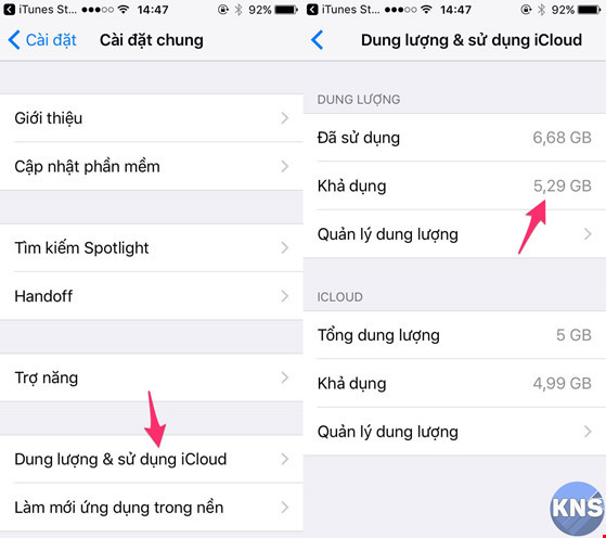 Mẹo tăng bộ nhớ cho iPhone mà không cần xóa ứng dụng ảnh 4 Mẹo tăng bộ nhớ cho iPhone mà không cần xóa ứng dụng ảnh 4
