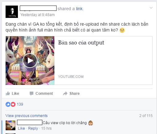 Không khó kiếm những trang chia sẻ cách lách bản quyền, reup nội dung YouTube để trục lợi.