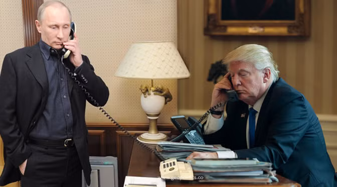 Tổng thống Putin điện đàm với Tổng thống Trump