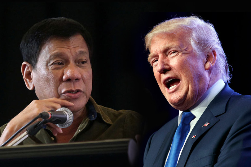 Tổng thống Mỹ Donald Trump và Tổng thống Philippines Duterte