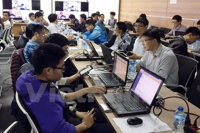 Diễn tập an ninh mạng sẽ giúp các đội cọ sát và tăng tính tương tác, hỗ trợ nhau trong khi ứng cứu sự cố. (Ảnh: T.H/Vietnam+)