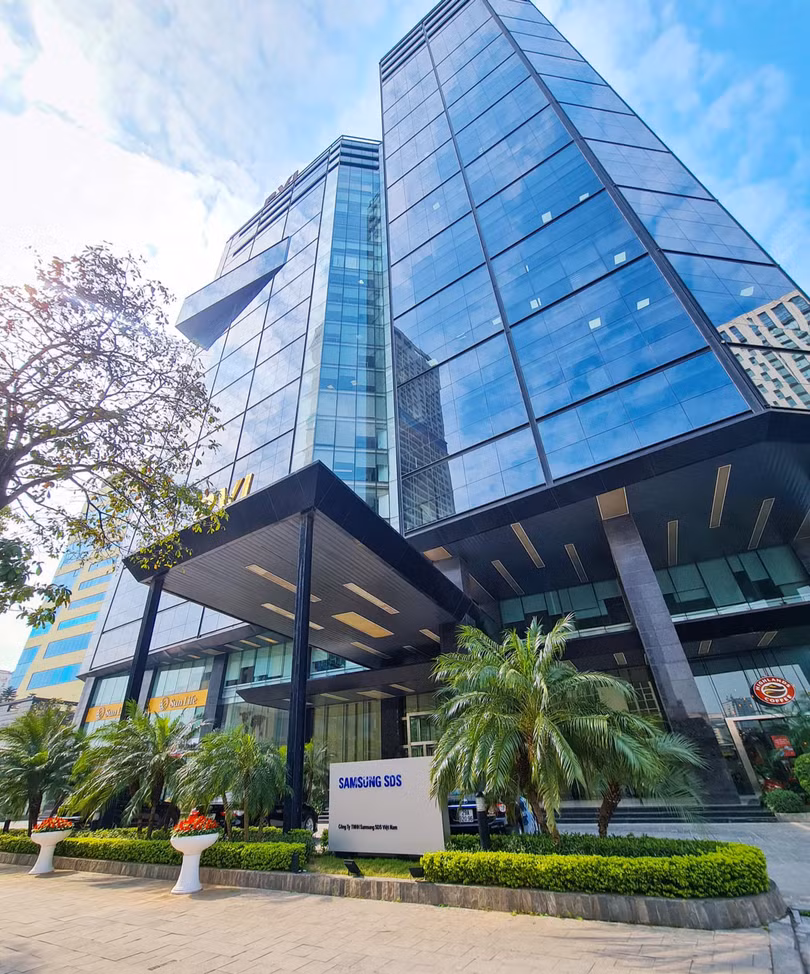 Tòa nhà PVI ở phố Phạm Văn Bạch (Hà Nội) được Samsung SDS Việt Nam thuê văn phòng