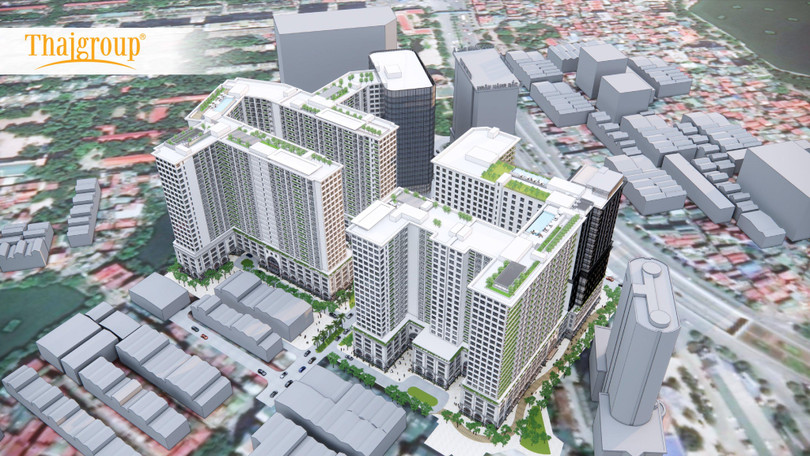 Phối cảnh dự án Khu phức hợp khách sạn Kim Liên - Shilla do Thaigroup làm chủ đầu tư