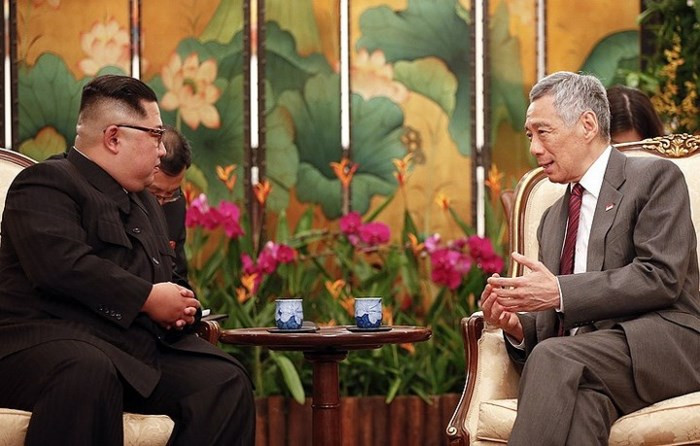 Singapore là một trong số ít các quốc gia có mối quan hệ hữu hảo với cả Mỹ và Triều Tiên. Ảnh: CNBC