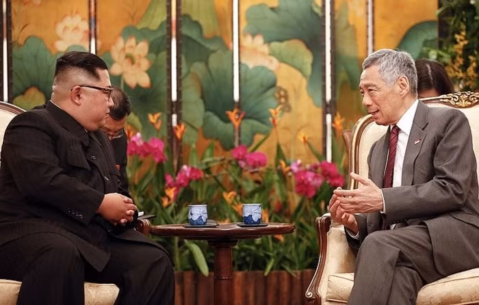 Singapore là một trong số ít các quốc gia có mối quan hệ hữu hảo với cả Mỹ và Triều Tiên. Ảnh: CNBC