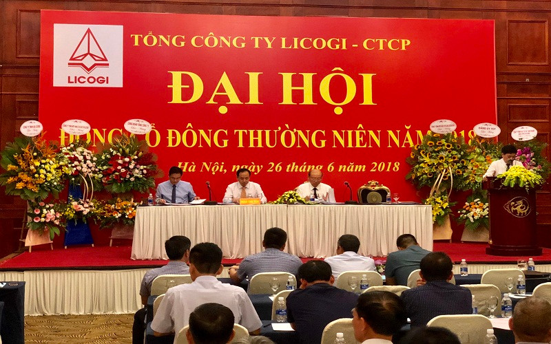 Đại hội đồng cổ đông thường niên năm 2018 CTCP Tổng công ty Licogi (Nguồn: LIC)