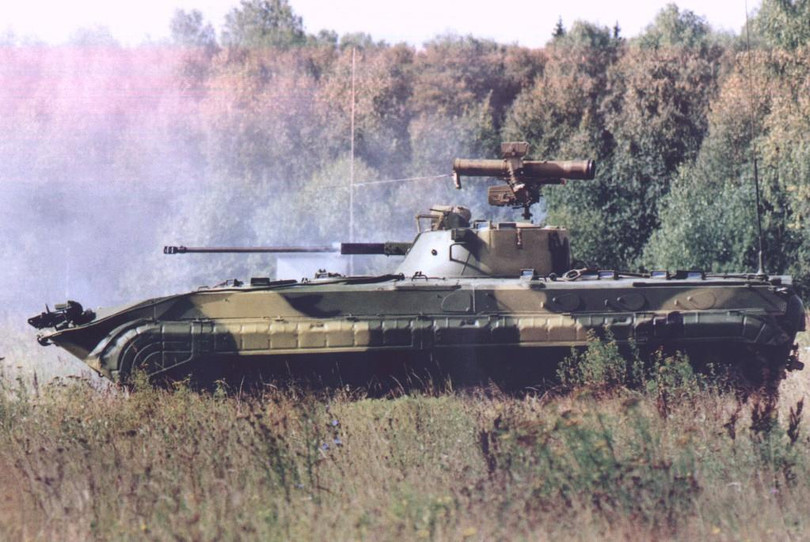 Xe thử nghiệm dự án hiện đại hóa BMP-1-30 “Razbezhka” của quân đội Ukraine. Ảnh Military Ukraine.