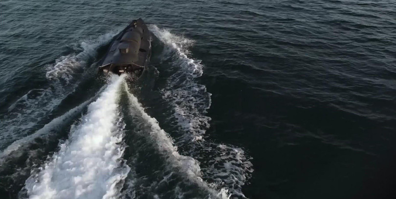 Xuồng không người lái mang bom tự sát (USV) Mikola - 3 Ukraine. Ảnh Military Ukraine