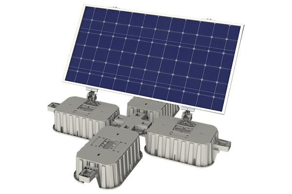 Module pin điện mặt trời. Ảnh SolarisFloat.