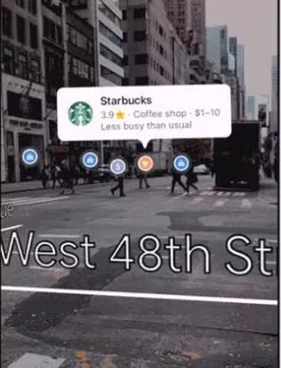 Tính năng Tìm kiếm bằng chế độ xem trực tiếp bắt đầu được triển khai tại 6 thành phố vào tuần tới. Ảnh Google.