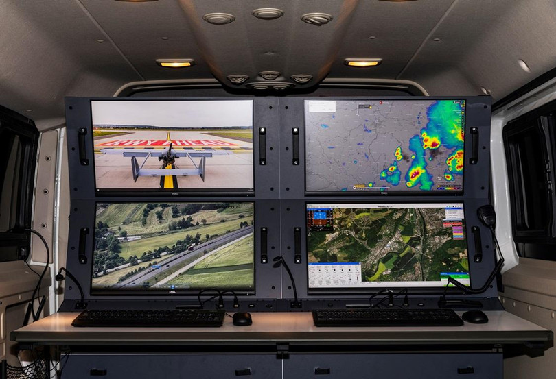 Ảnh từ camera bay của UAV Primoco One 150. Ảnh: Primoco UAV