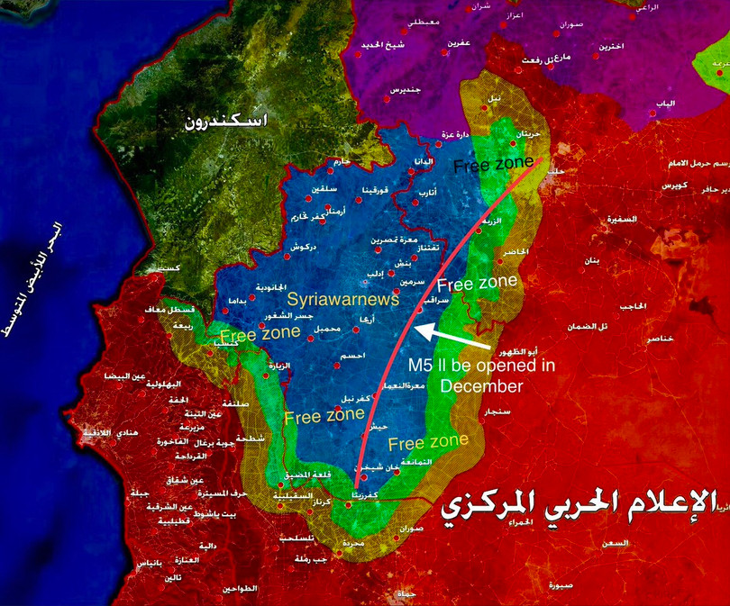 Khu vực phi quân sự giữa lực lượng Hồi giáo cực đoan và quân đội Syria trong khu vực Idlib