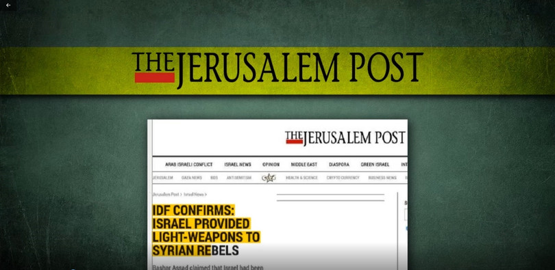 Israel kiểm duyệt báo chí liên quan đến chiến trường Syria. Ảnh minh họa video South Front.